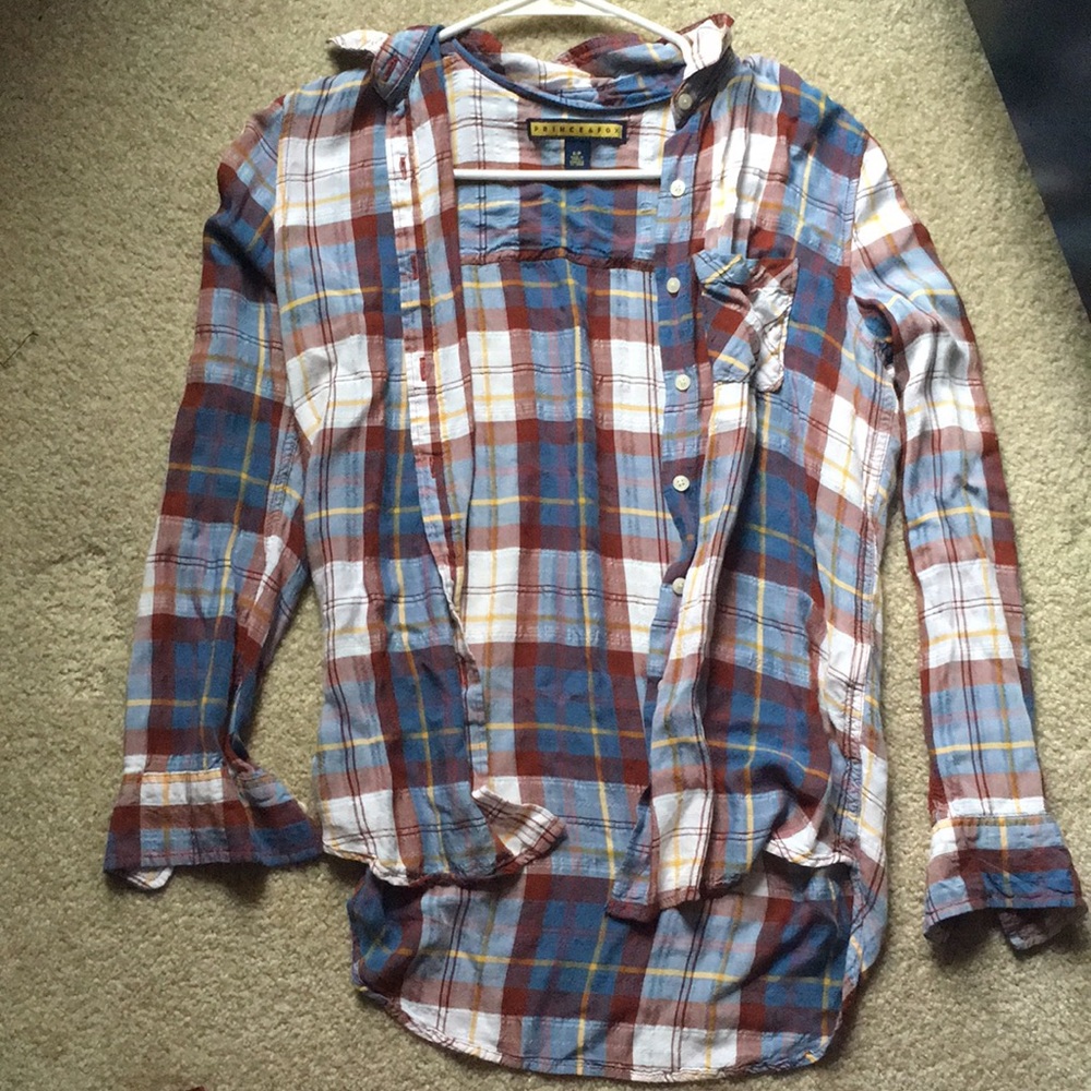 Prince and Fox long sleeve button down